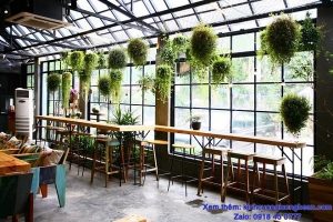 cách chọn cửa và vách kính quán Cafe